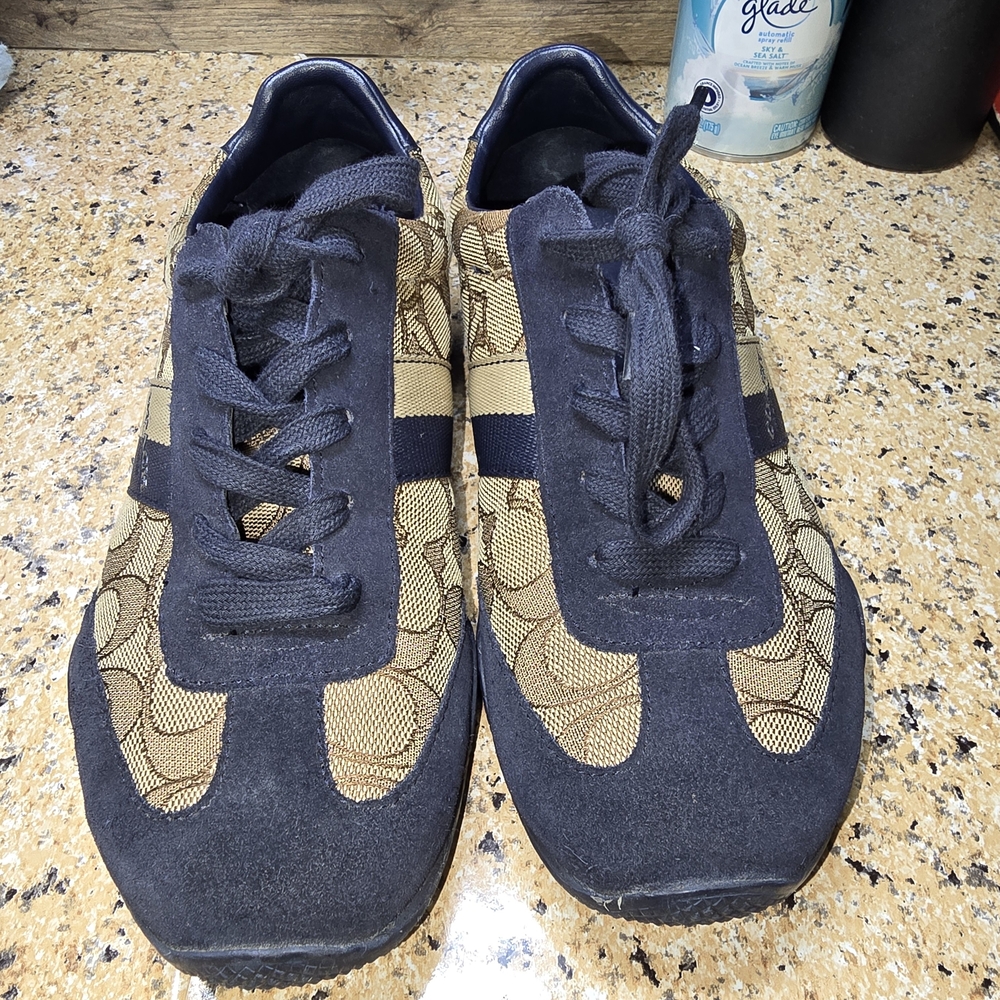 Coach Black and Gold Women's Sneakers